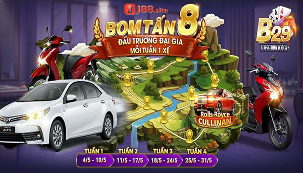 Nhận quà khủng khi chơi game tại cổng game B29